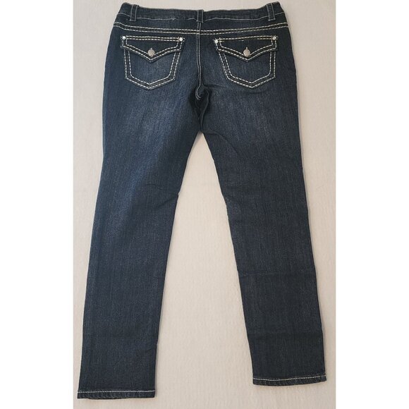 Paisley Sky Women's Dark Wash Denim Jeans Size 14 - Picture 6 of 13